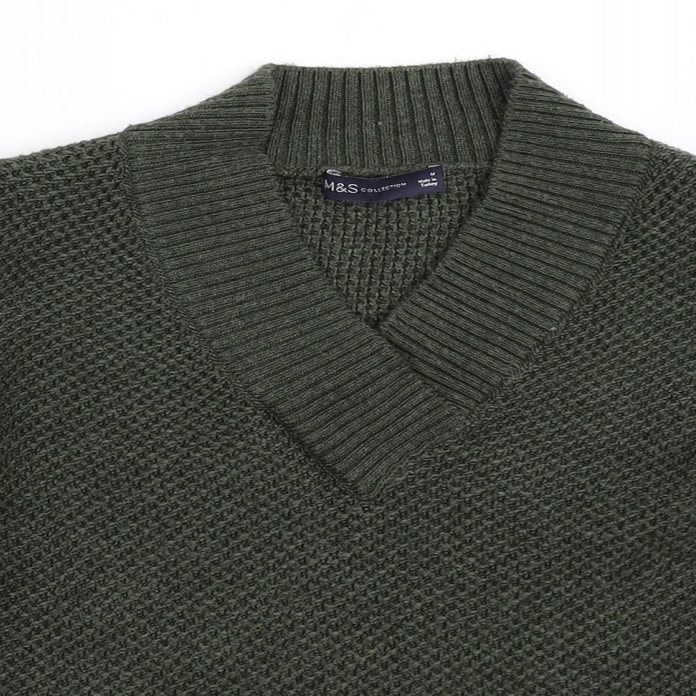 Marks and Spencer Womens Green   Pullover Jumper Size M