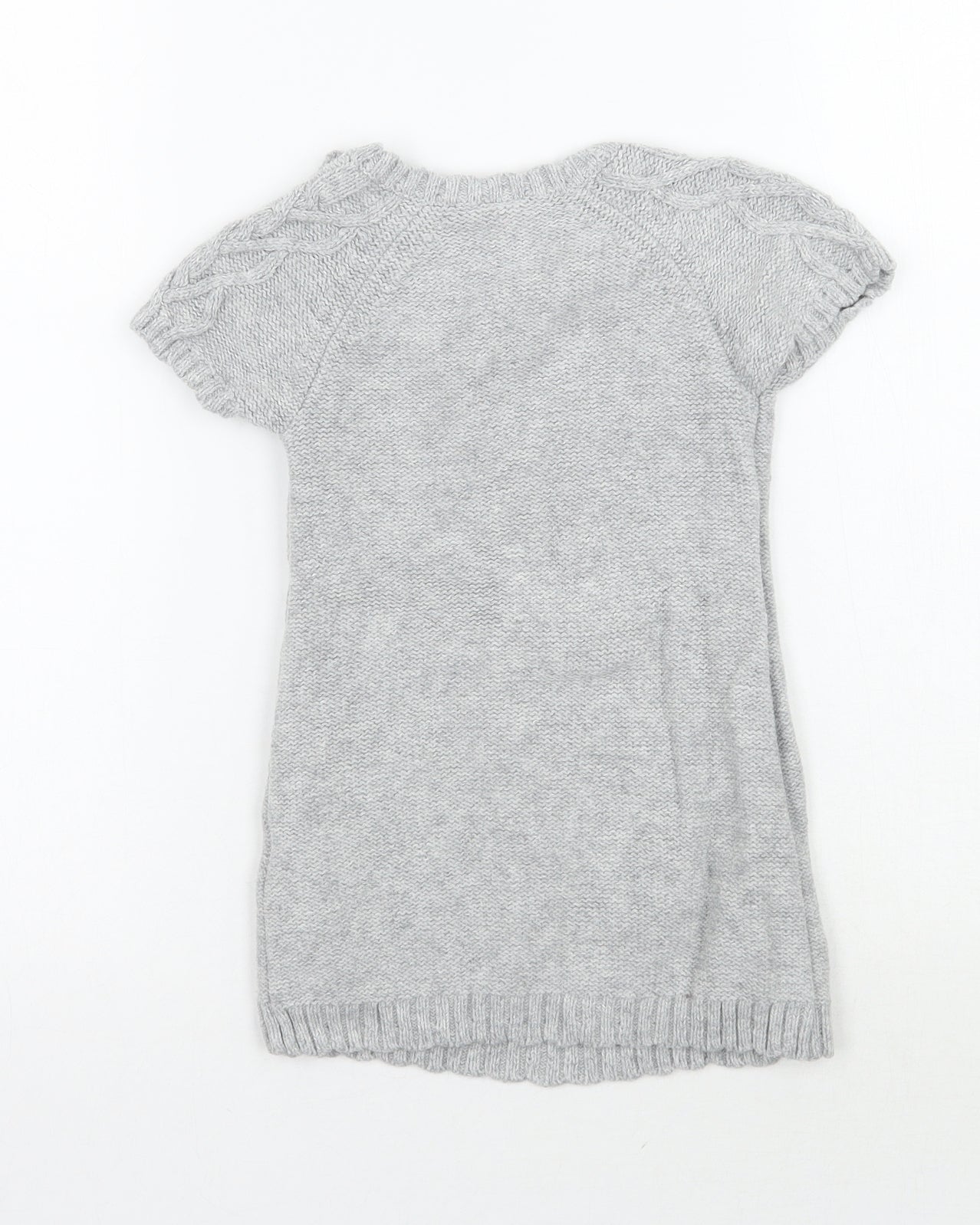 H&M Girls Grey   Pullover Jumper Size XS