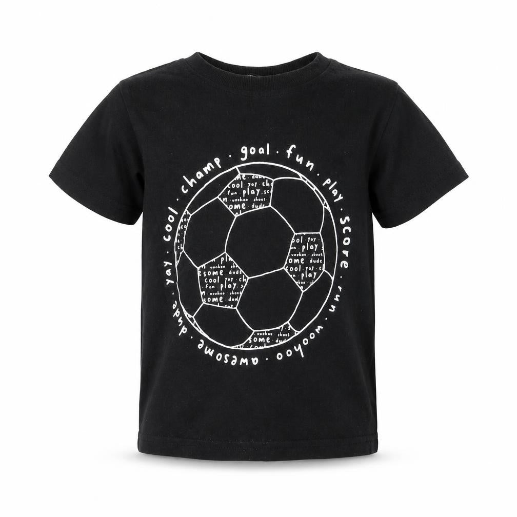 George Boys Black   Basic T-Shirt Size 2-3 Years