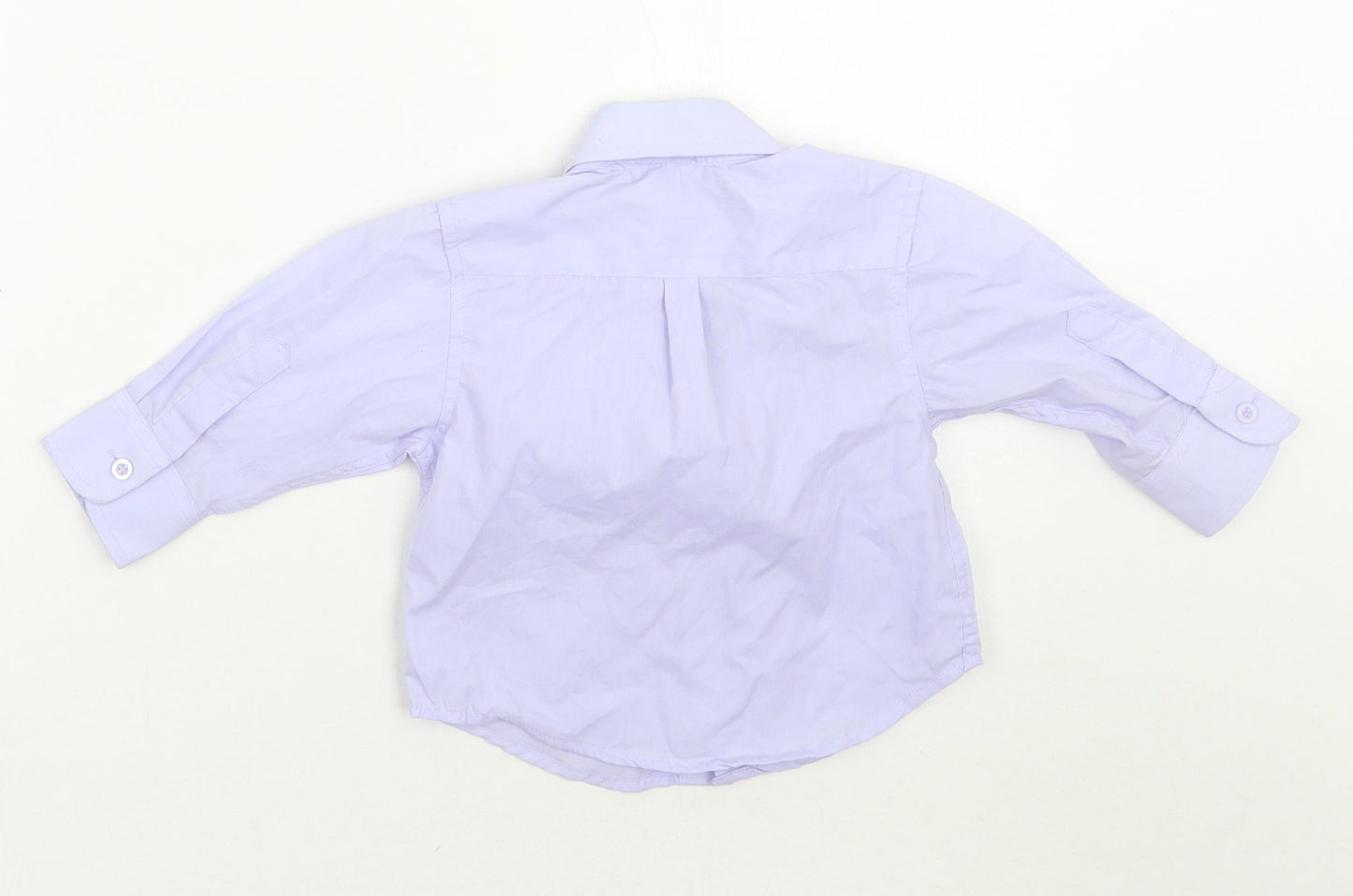 James morgan Boys Purple   Basic Button-Up Size 12 Months