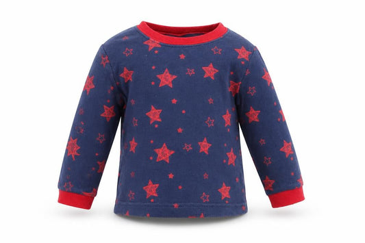 George Boys Blue Geometric  Basic T-Shirt Size 9-12 Months