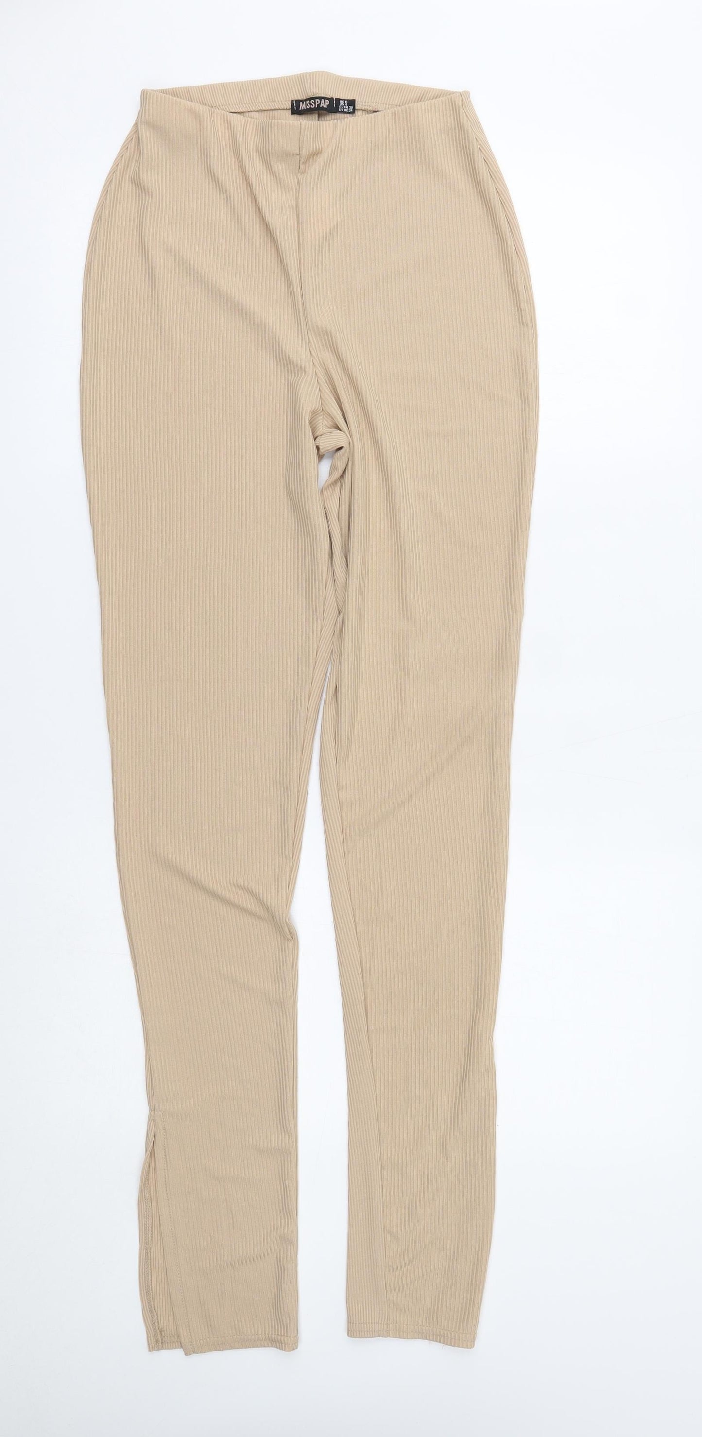 Misspap Womens Beige   Trousers  Size 8 L31 in