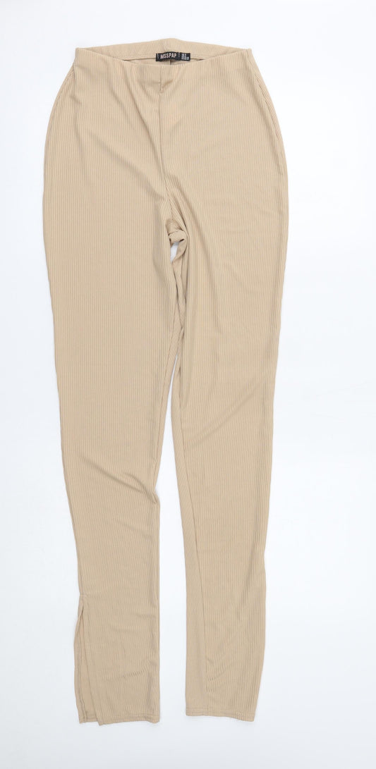 Misspap Womens Beige   Trousers  Size 8 L31 in