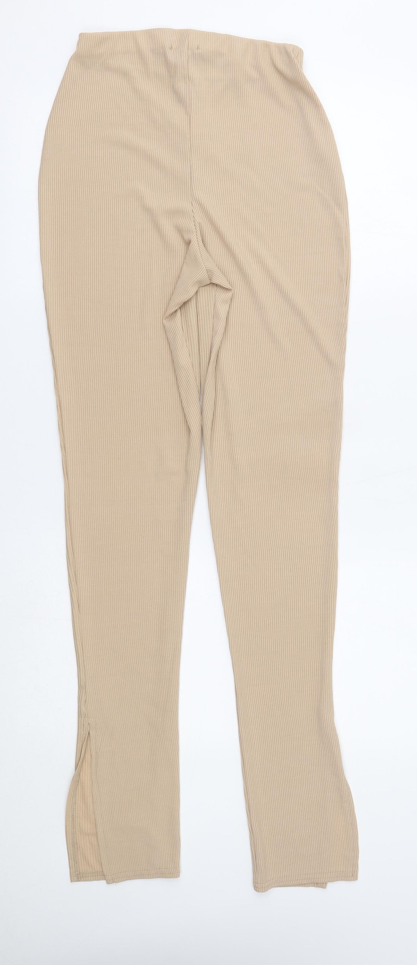 Misspap Womens Beige   Trousers  Size 8 L31 in