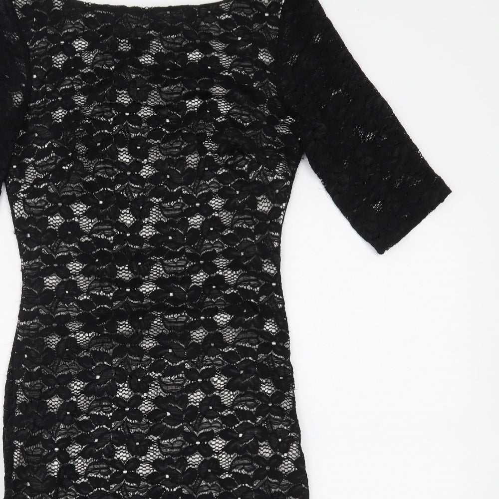 Goddess Womens Black   Bodycon  Size 8