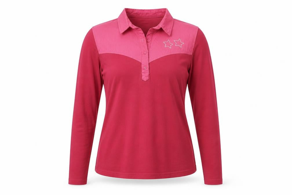 stone deek Womens Pink   Basic Polo Size M