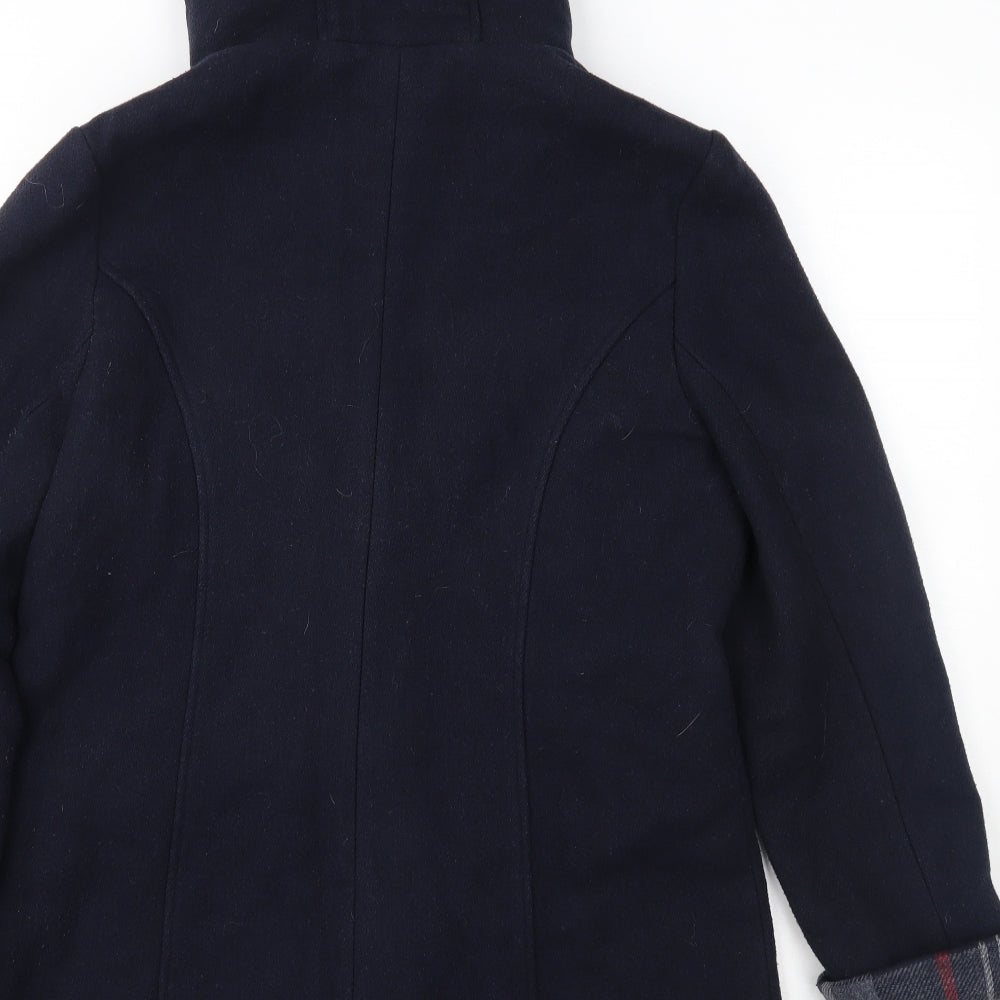Primark Womens Blue   Overcoat Coat Size 14