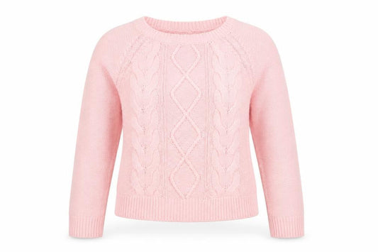 Oasis Womens Pink Geometric  Pullover Jumper Size XS  - Peach in Colour