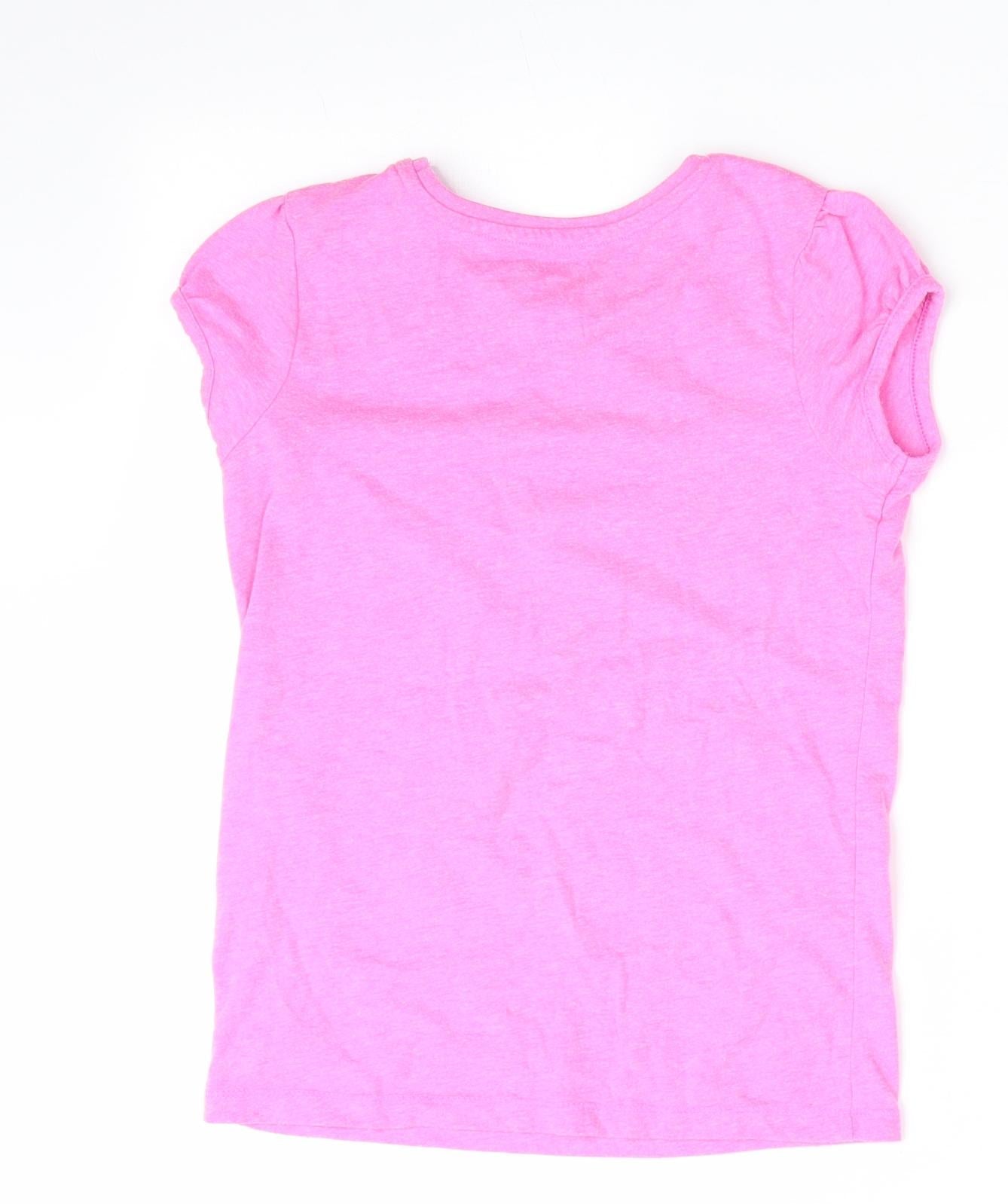 TU Girls Pink   Basic T-Shirt Size 8 Years