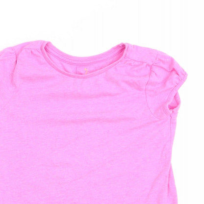 Tu Girls Pink   Basic T-Shirt Size 8 Years
