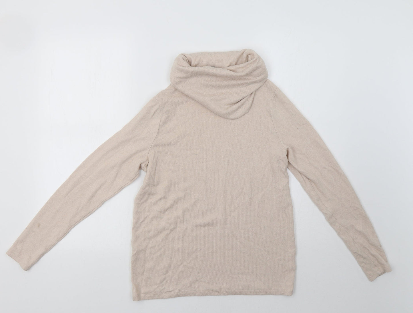Peacocs Womens Beige   Henley Jumper Size 10