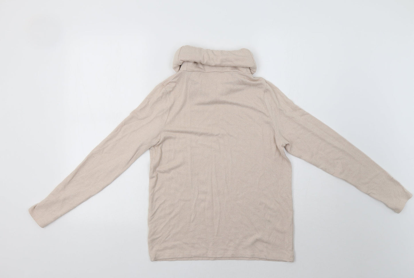 Peacocs Womens Beige   Henley Jumper Size 10