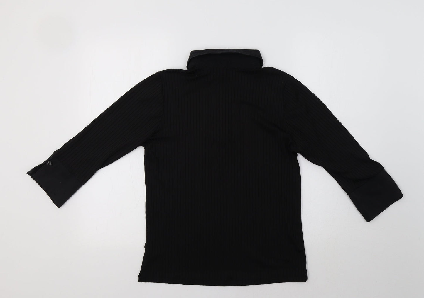 Platform Womens Black   Basic Blouse Size 12