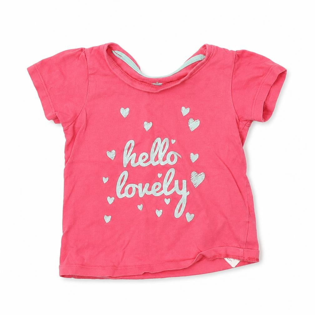 Primark Baby Pink   Basic T-Shirt Size 18-24 Months