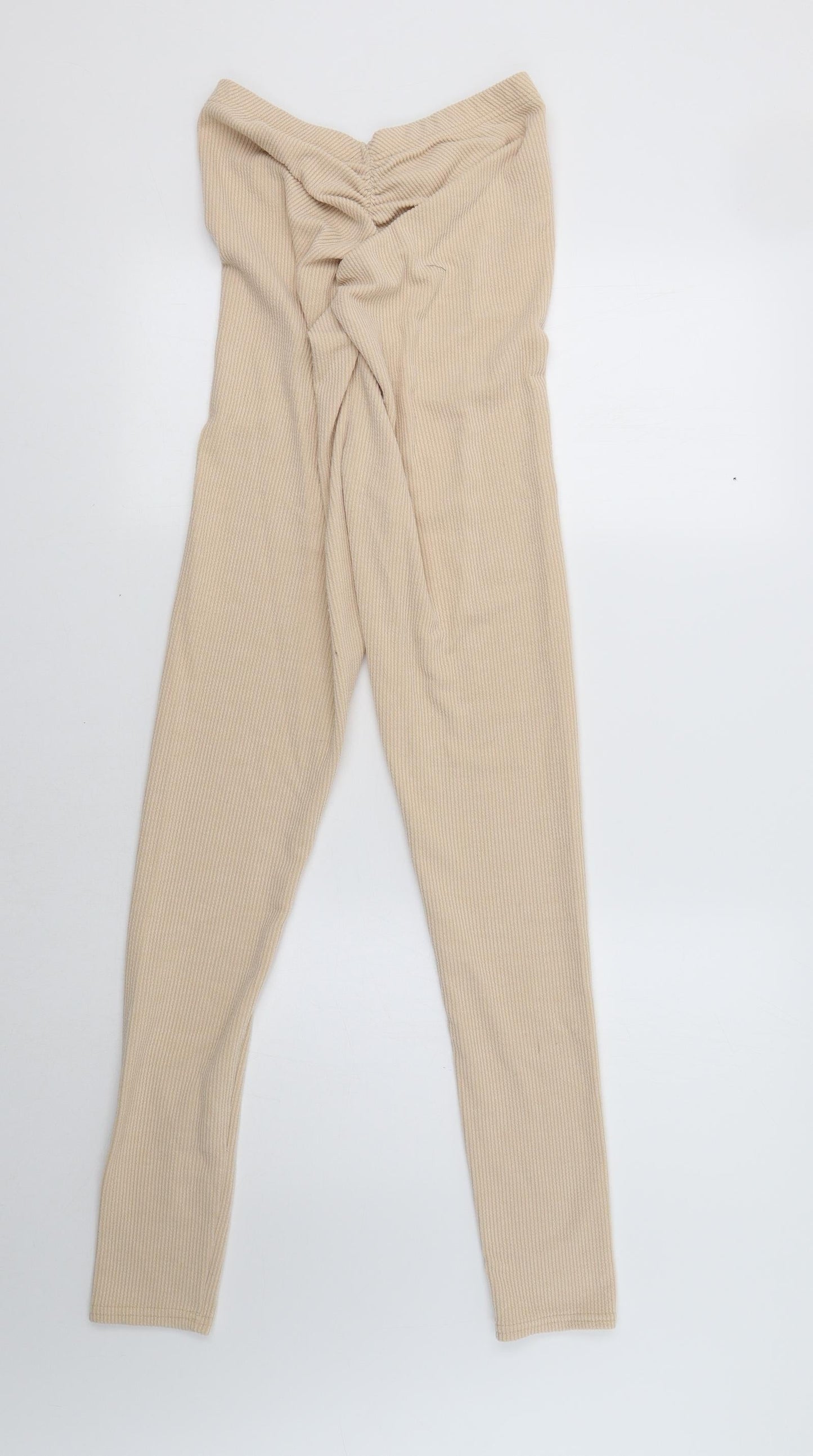 PRETTYLITTLETHING Womens Beige    Lounge Pants Size 10