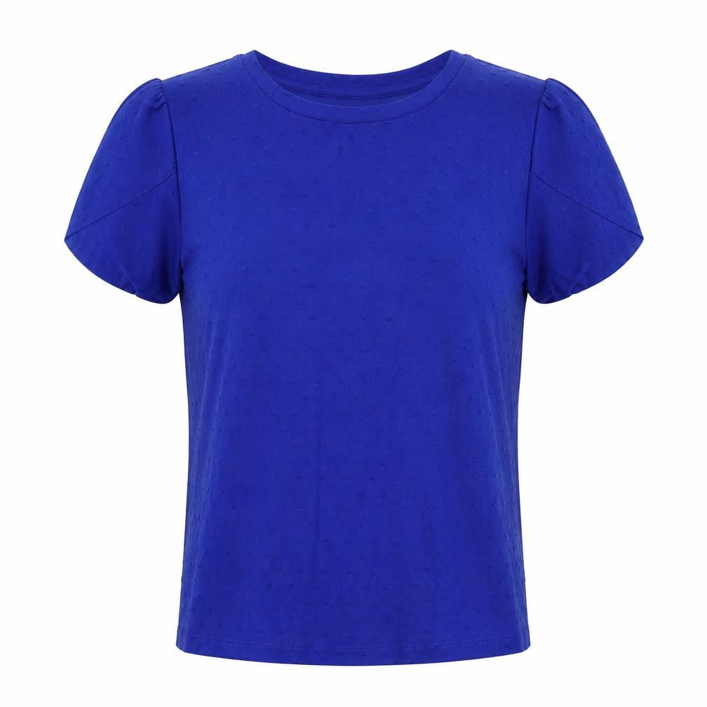 Marks & Spencer Womens Blue Polka Dot  Basic Blouse Size 10