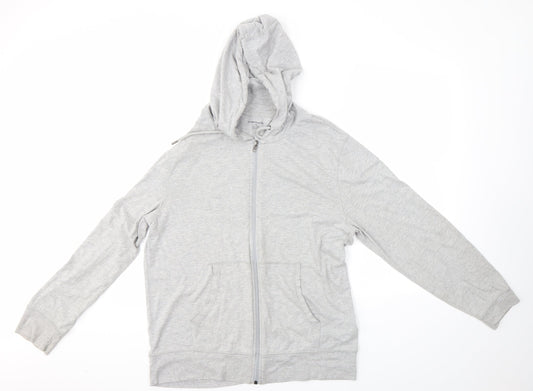 Amazon Essentials Mens Grey   Full Zip Hoodie Size L