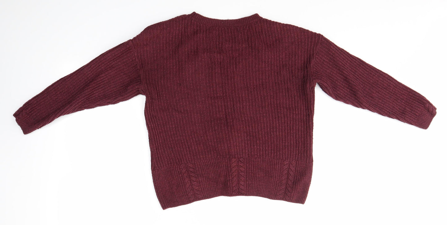 George Womens Purple   Pullover Jumper Size 12