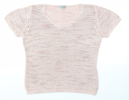 Marks & Spencer Womens Pink   Pullover Jumper Size M
