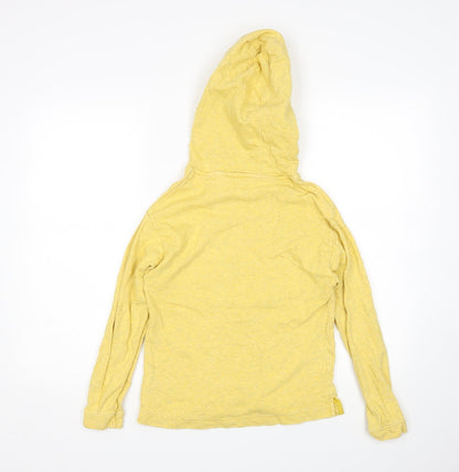 Next Girls Yellow   Pullover Hoodie Size 11 Years