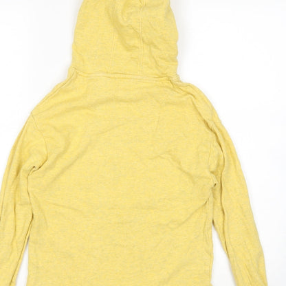 Next Girls Yellow   Pullover Hoodie Size 11 Years