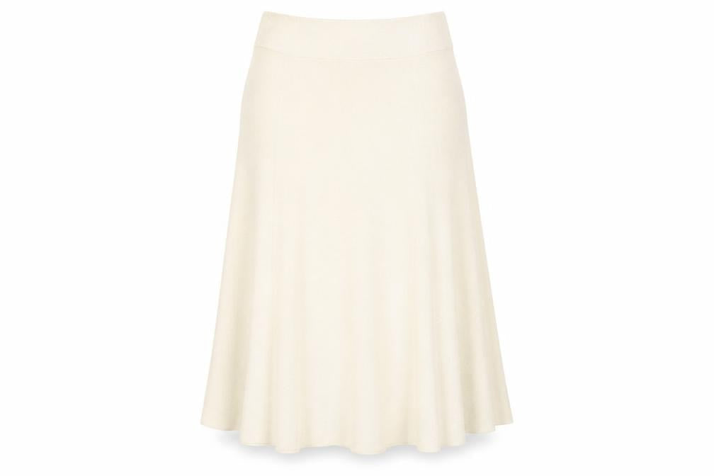 Riddella Womens Beige   A-Line Skirt Size 16