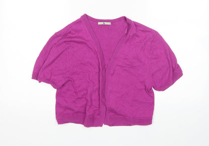 Tu Womens Purple   Cardigan Jumper Size 12