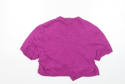 Tu Womens Purple   Cardigan Jumper Size 12