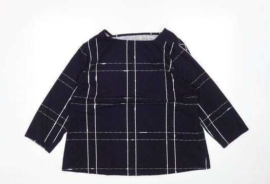 Preworn Womens Multicoloured Check  Pullover Jumper Size 18