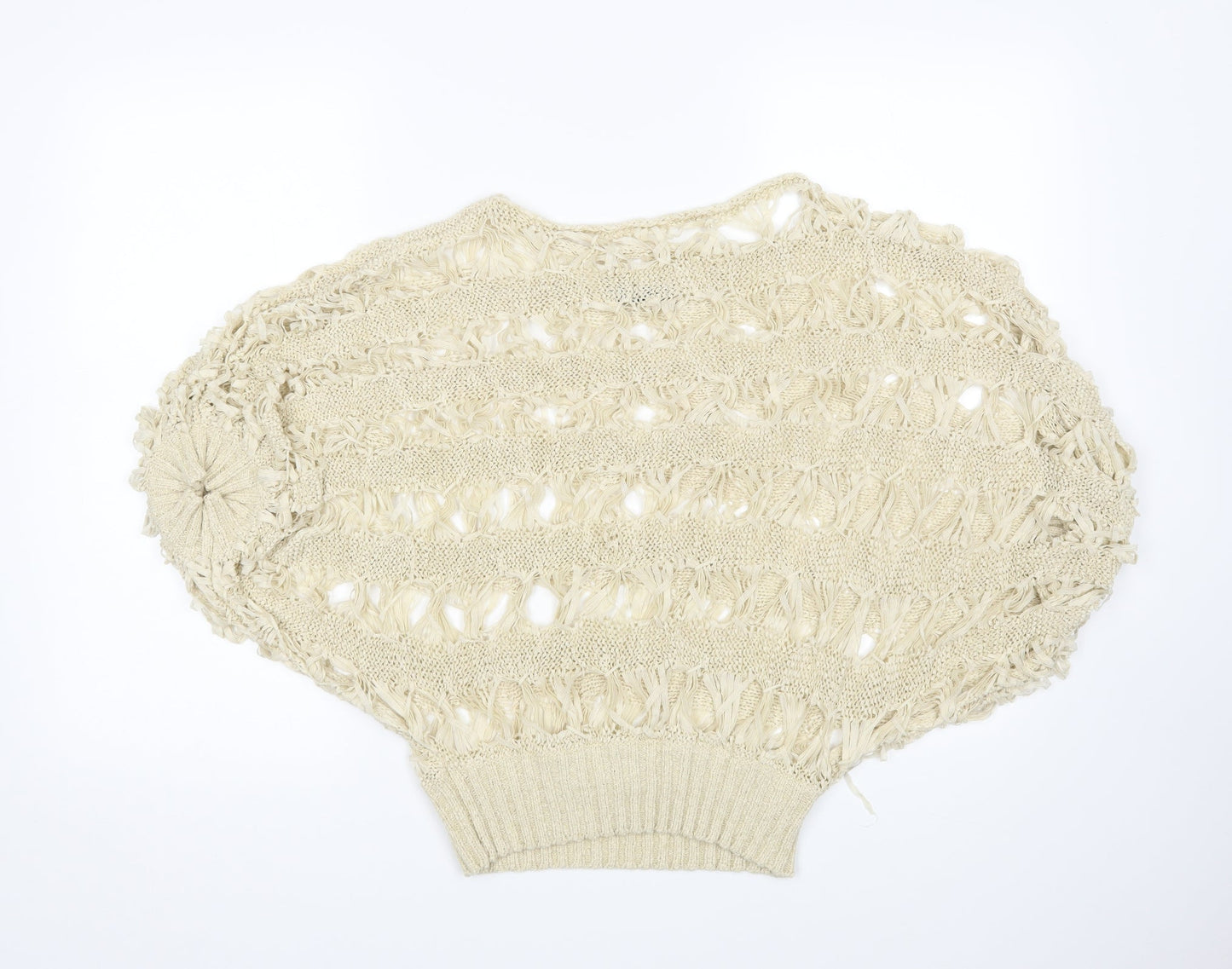 Quiz Womens Beige   Pullover Jumper Size S