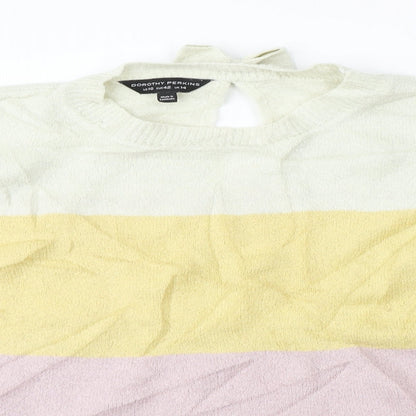 Preloved Dorothy Perkins Womens Multicoloured   Pullover Jumper Size 14 - Detail