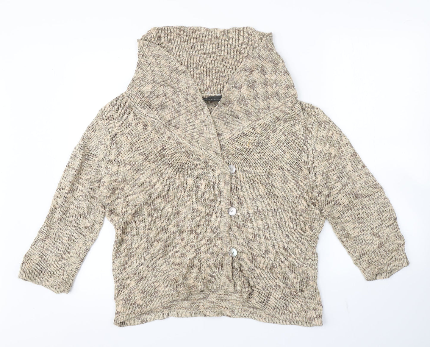 ALEX & CO Womens Beige   Cardigan Jumper Size 18