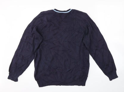 Preloved MAGICFIT Mens Blue   Pullover Jumper - Back