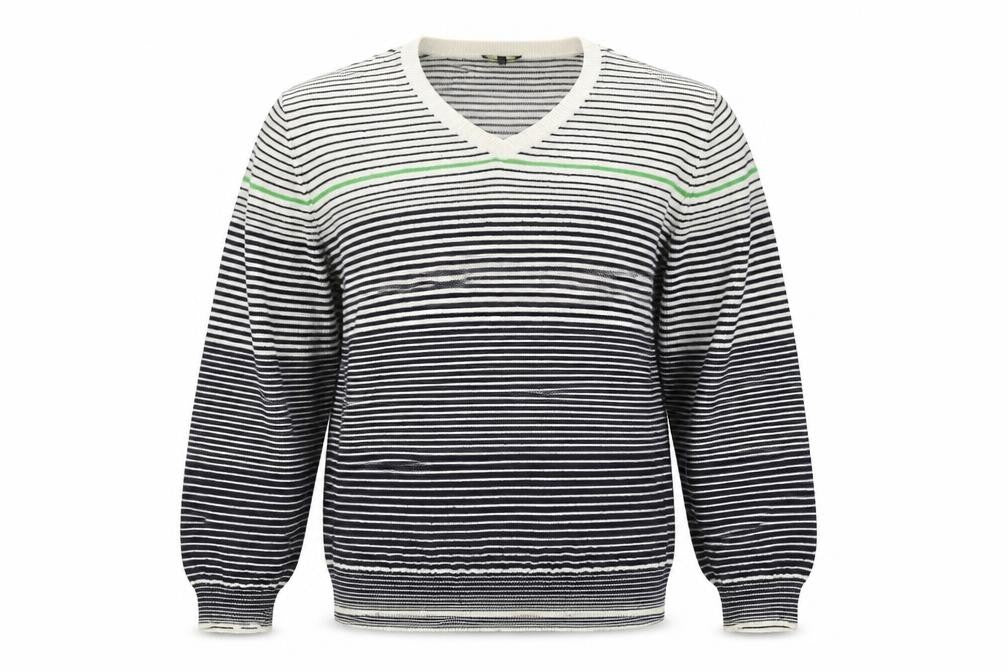Preworn Mens Multicoloured Striped  Pullover Jumper Size L