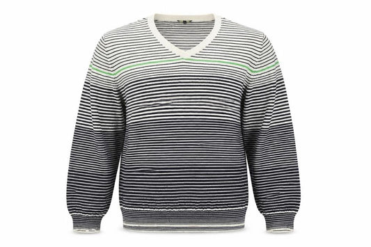 Preworn Mens Multicoloured Striped  Pullover Jumper Size L