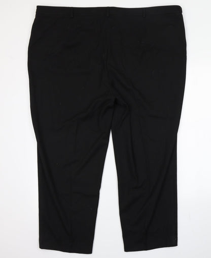 Preloved Daxon Womens Black   Trousers  Size 28 L26 in - Back