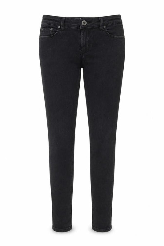 Denim & Co. Womens Black   Skinny Jeans Size 12 L28 in