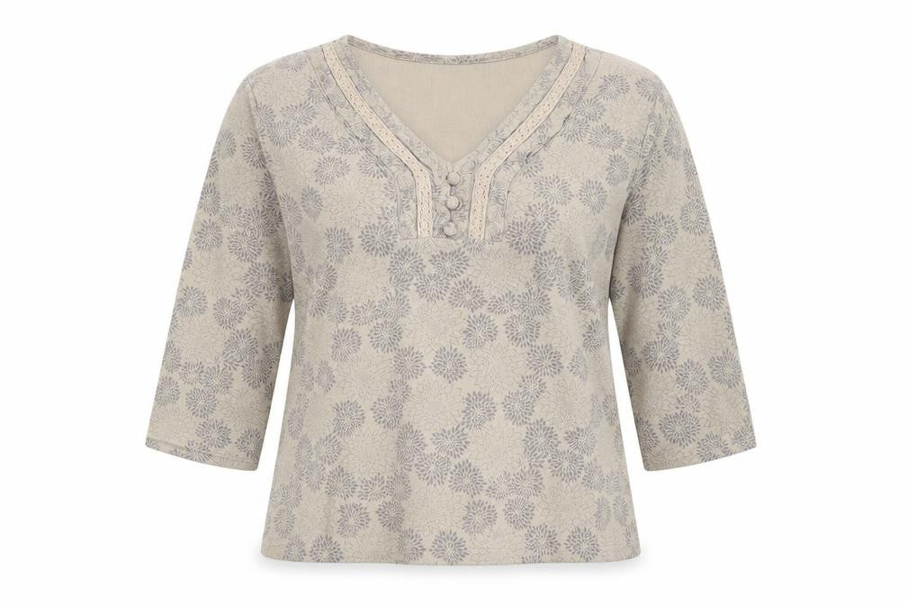 Bonmarché M Womens Brown Basic T-Shirt Size S