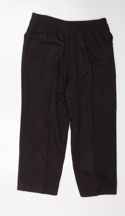 Preloved Autonomy Womens Brown   Trousers  Size 14 L24 in - Back