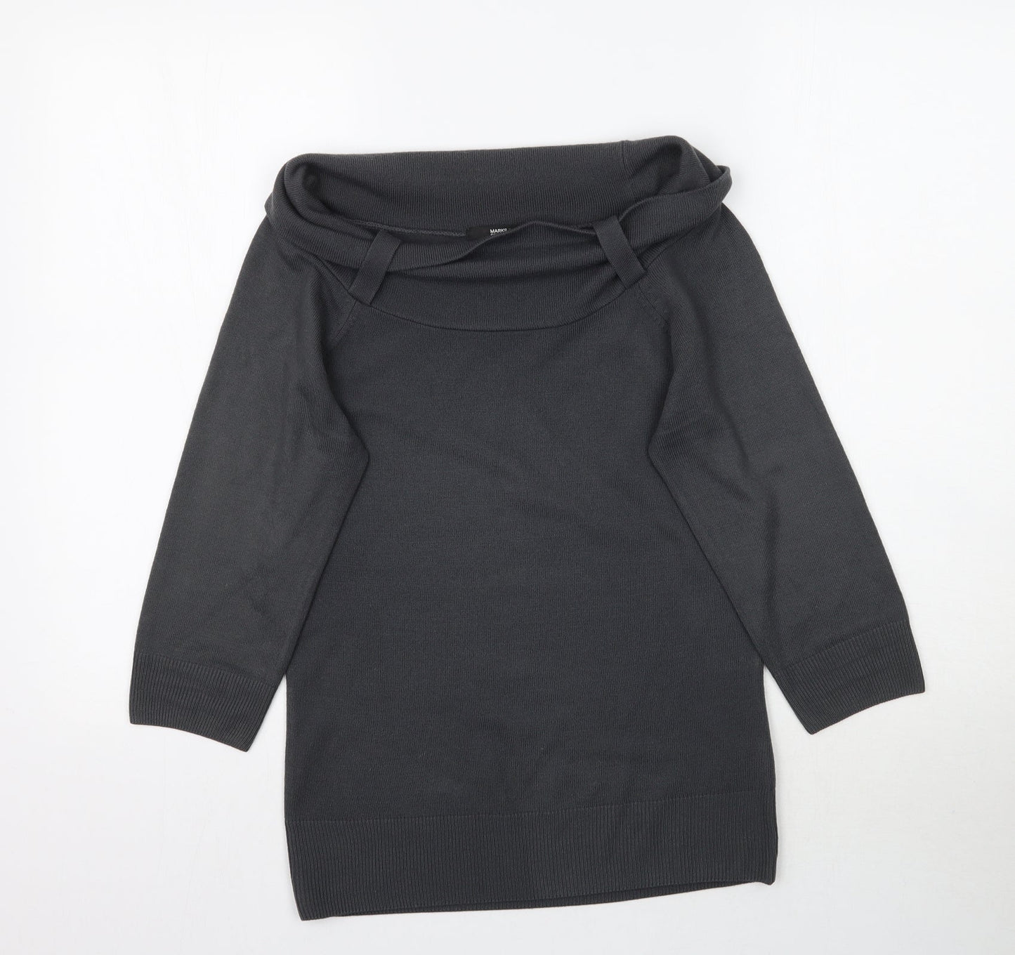 Marks and Spencer Womens Grey  Knit Pullover Jumper Size 10