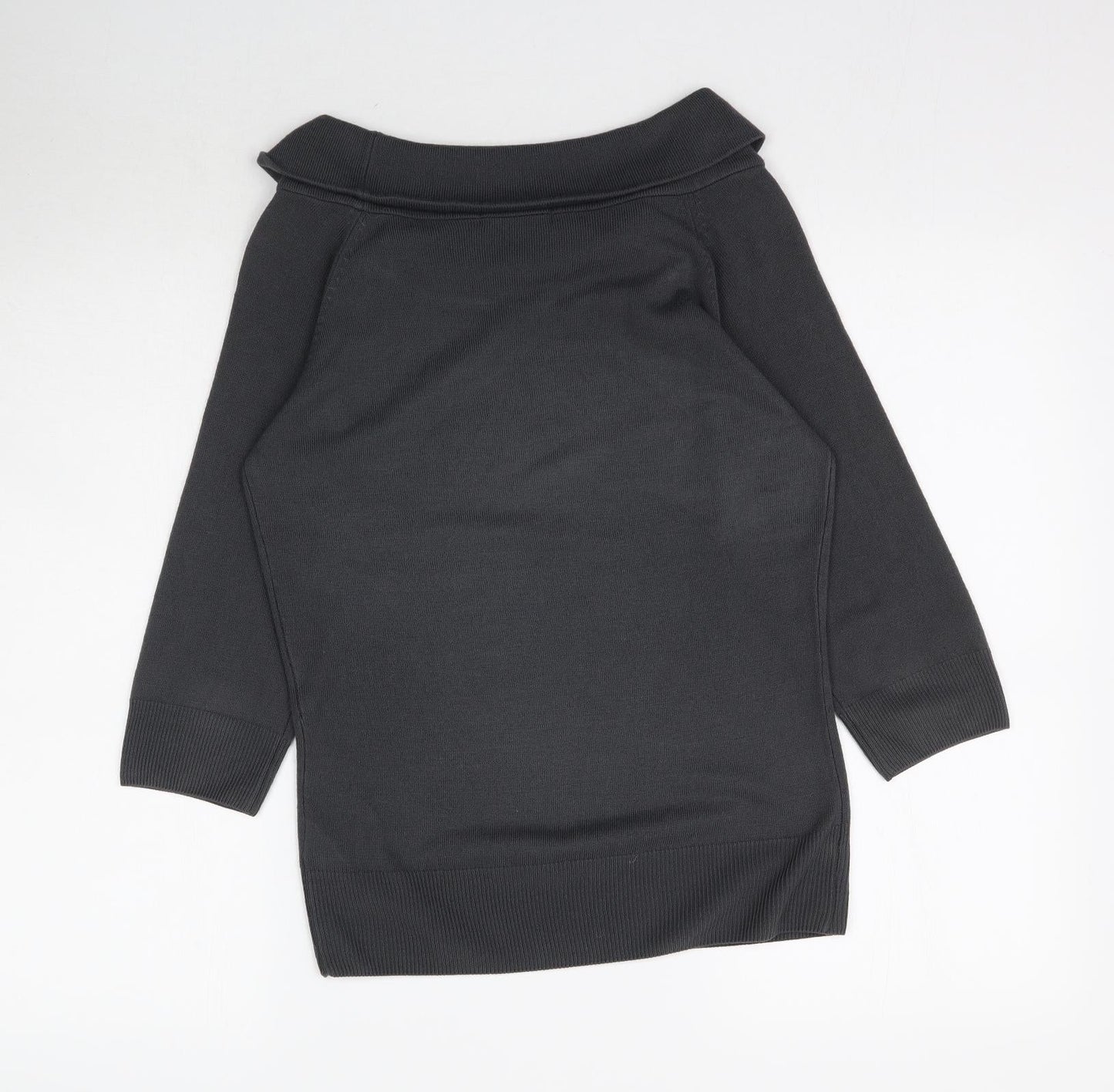 Marks and Spencer Womens Grey  Knit Pullover Jumper Size 10