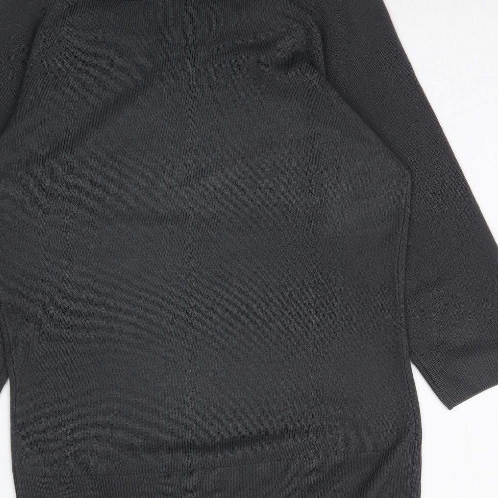 Marks and Spencer Womens Grey  Knit Pullover Jumper Size 10