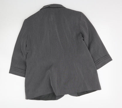 Wardrobe Womens Grey   Jacket Blazer Size 16