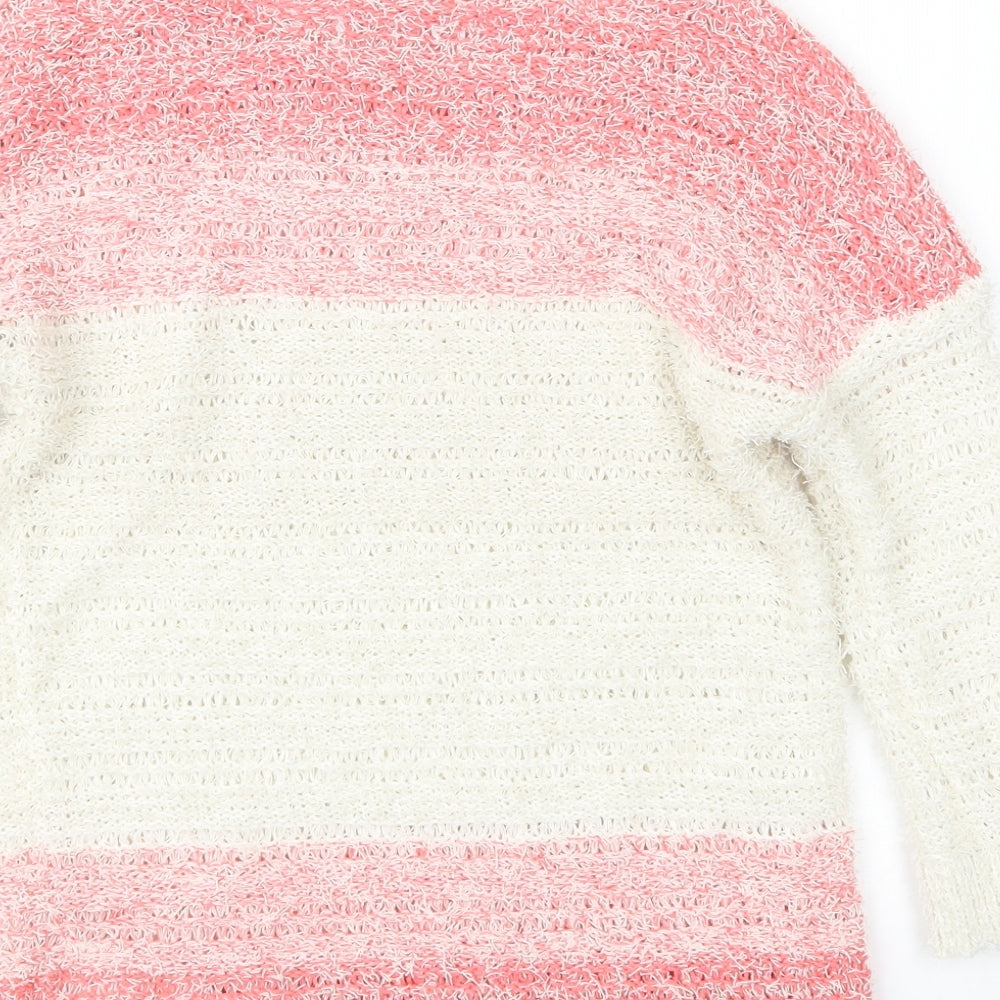 Red Herring Womens Pink   Pullover Jumper Size 10