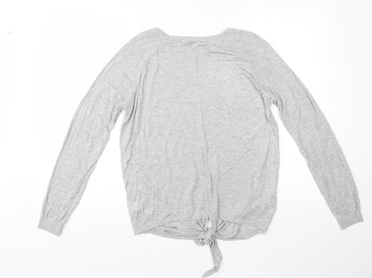 Preloved NEXT Womens Grey   Pullover Jumper Size 12 - Back