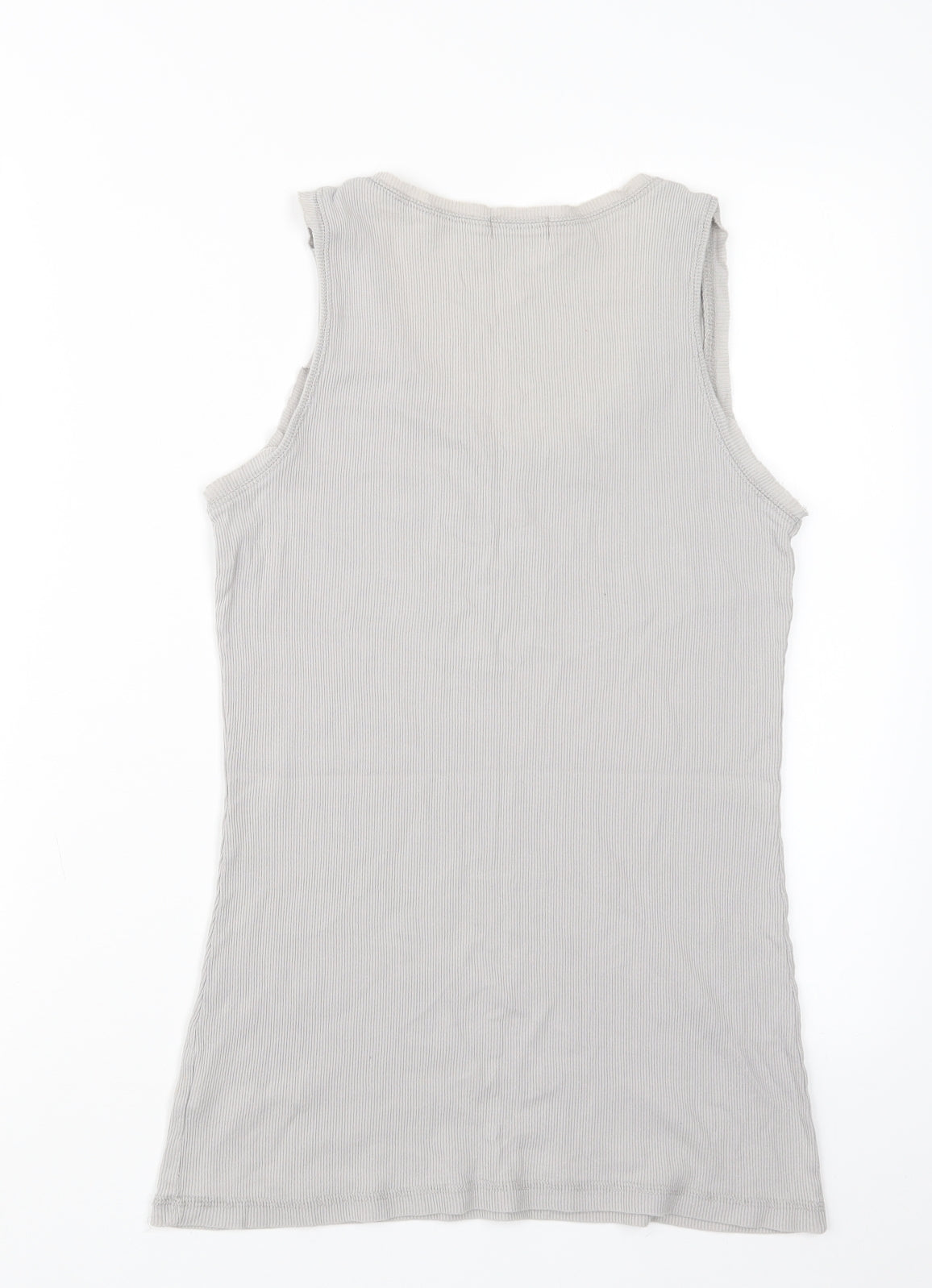 Love Label Womens Grey   Basic Tank Size 14