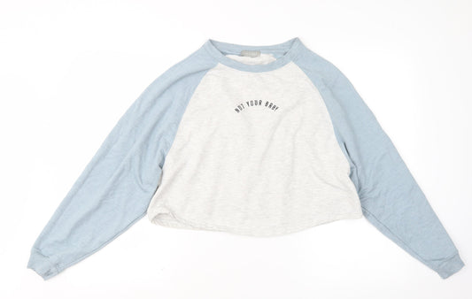 New Look Womens Grey   Pullover Jumper Size S