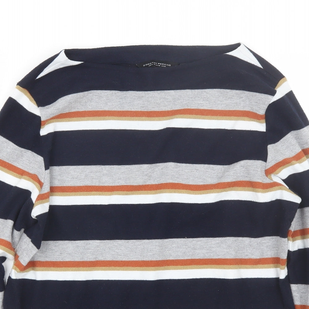 Dorothy Perkins Womens Multicoloured Striped  Pullover Jumper Size 18