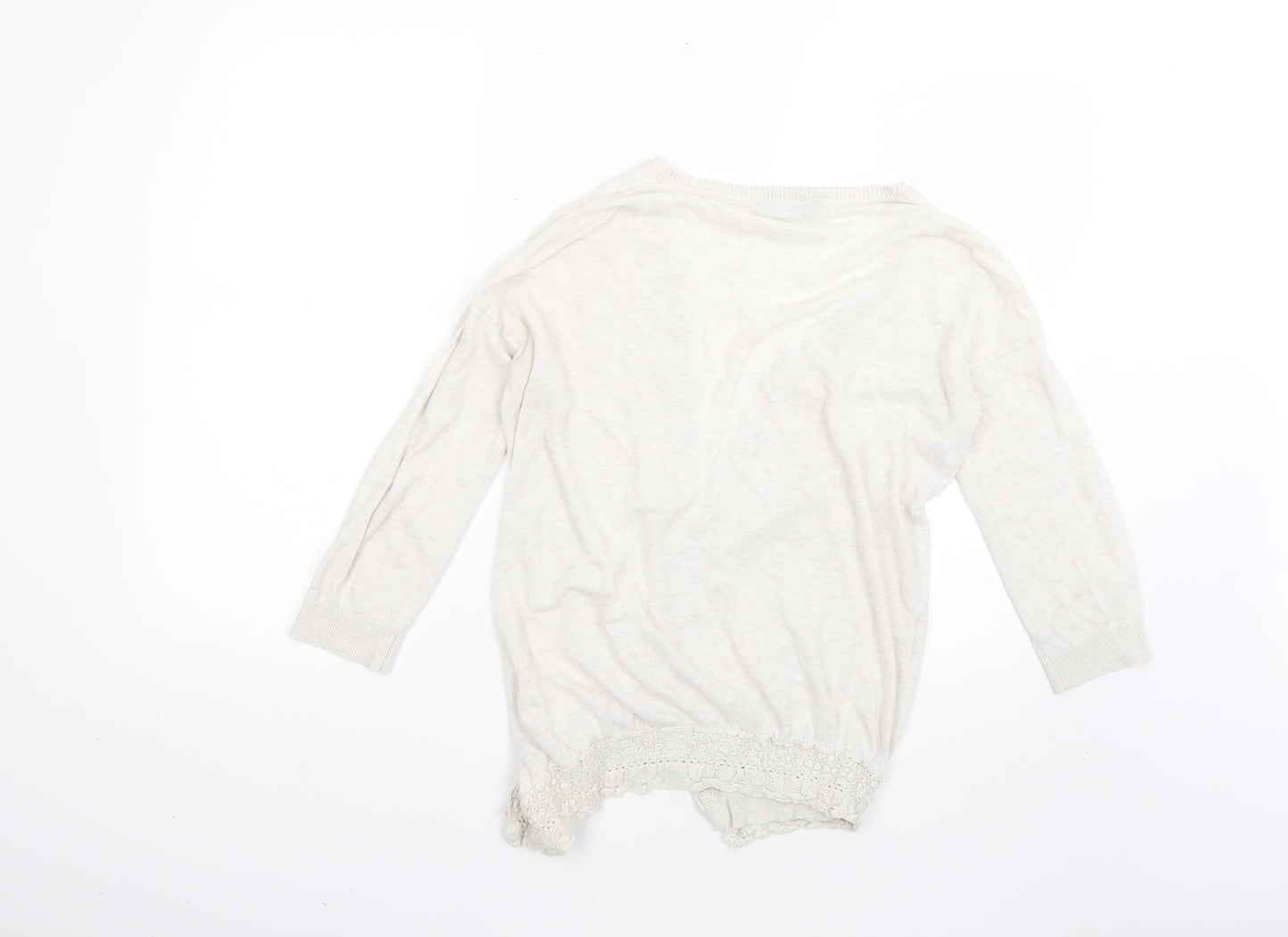 Dorothy Perkins Womens Beige   Cardigan Jumper Size 10