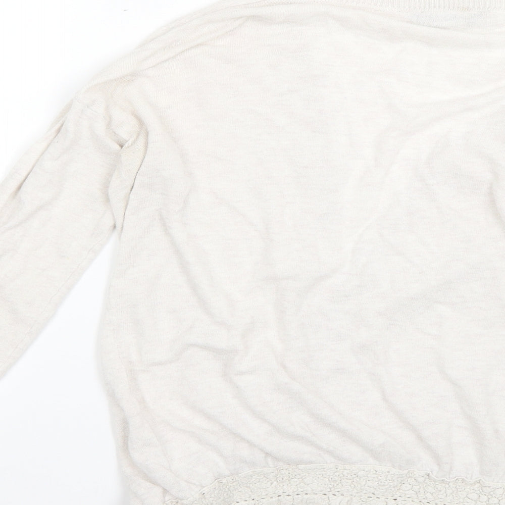 Dorothy Perkins Womens Beige   Cardigan Jumper Size 10